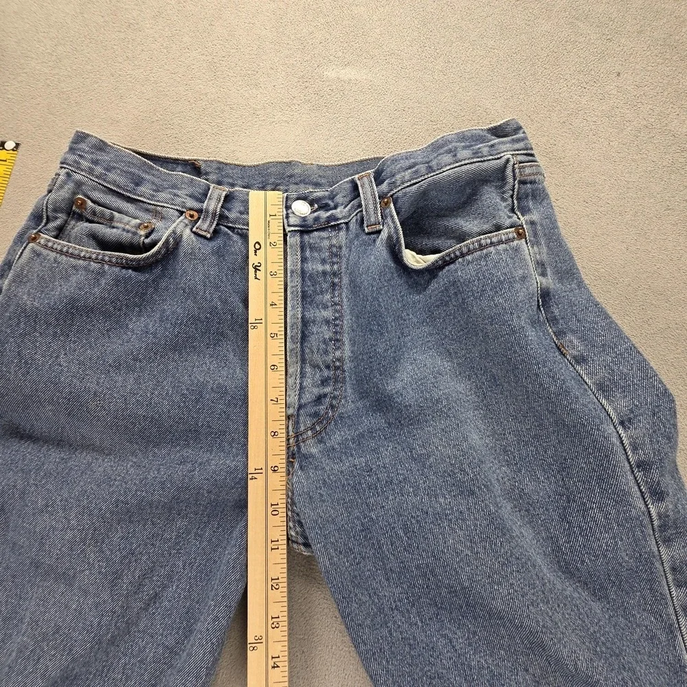 Vintage Levis 501 Jeans Mens Blue Straight Button Fly Made In USA Fits 33x28